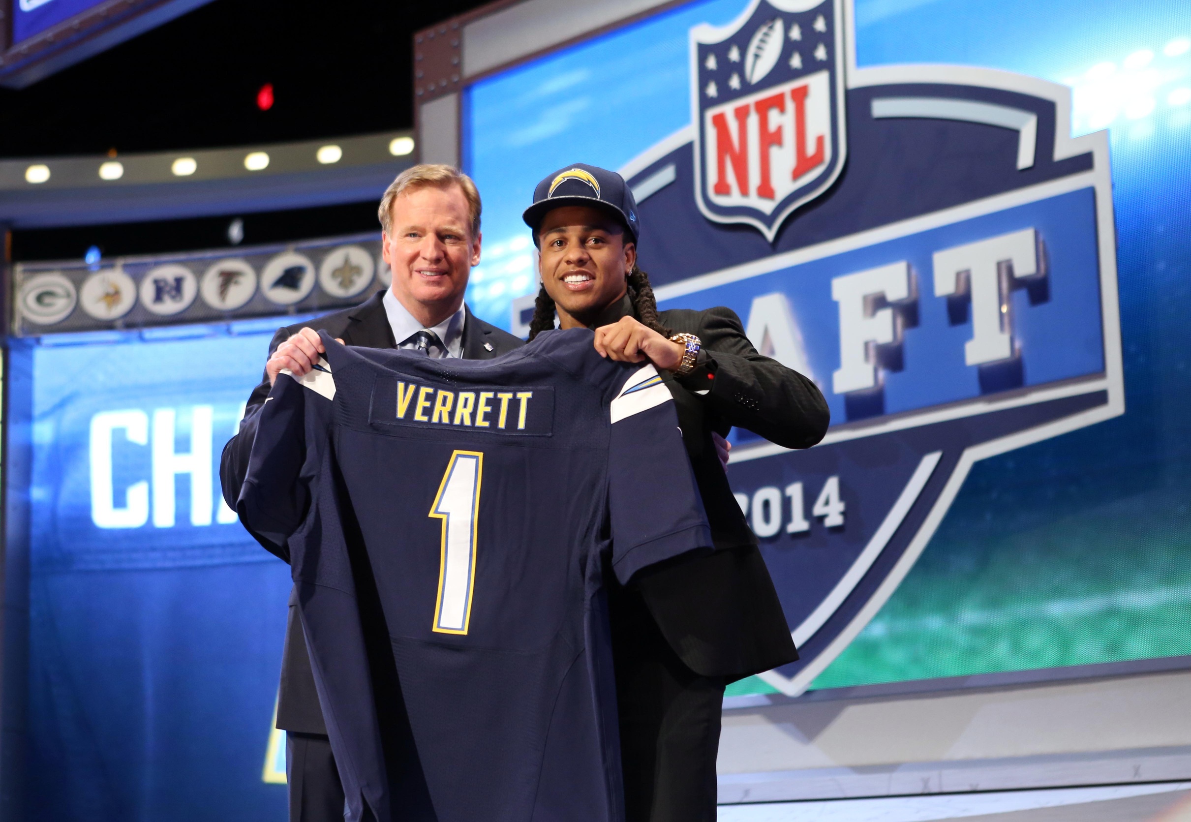 Chargers sign Fairfield's Verrett to 4-year contract