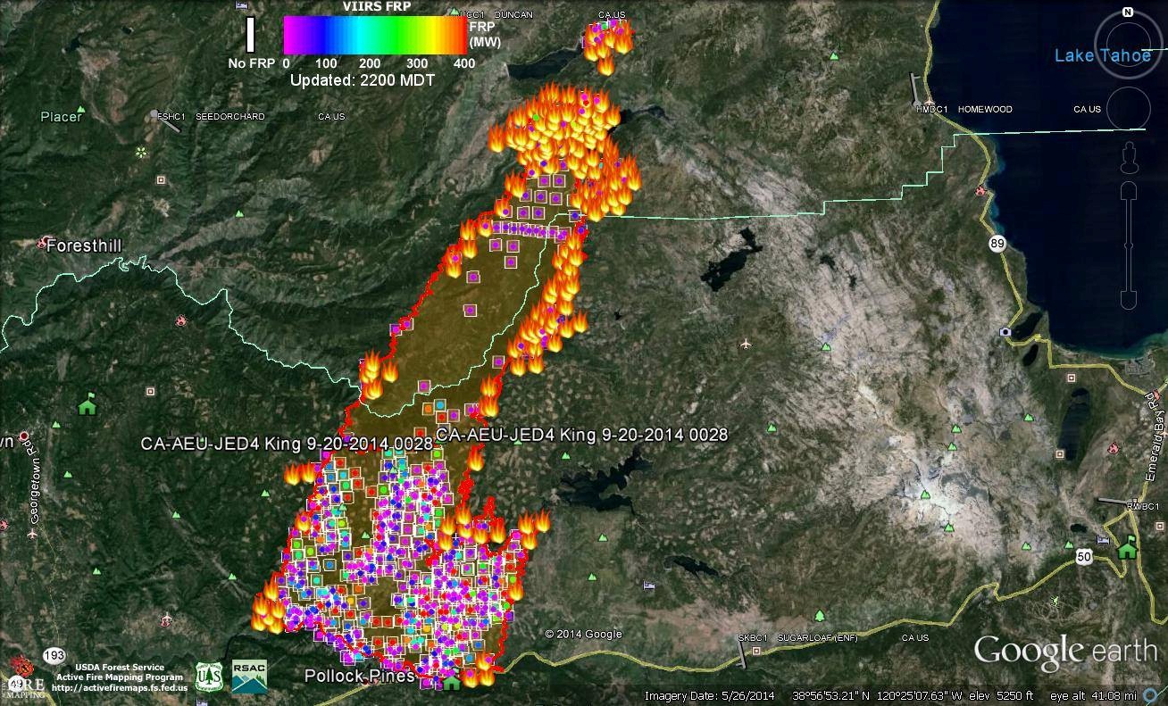 King Fire growth slows; containment rises to 17 percent