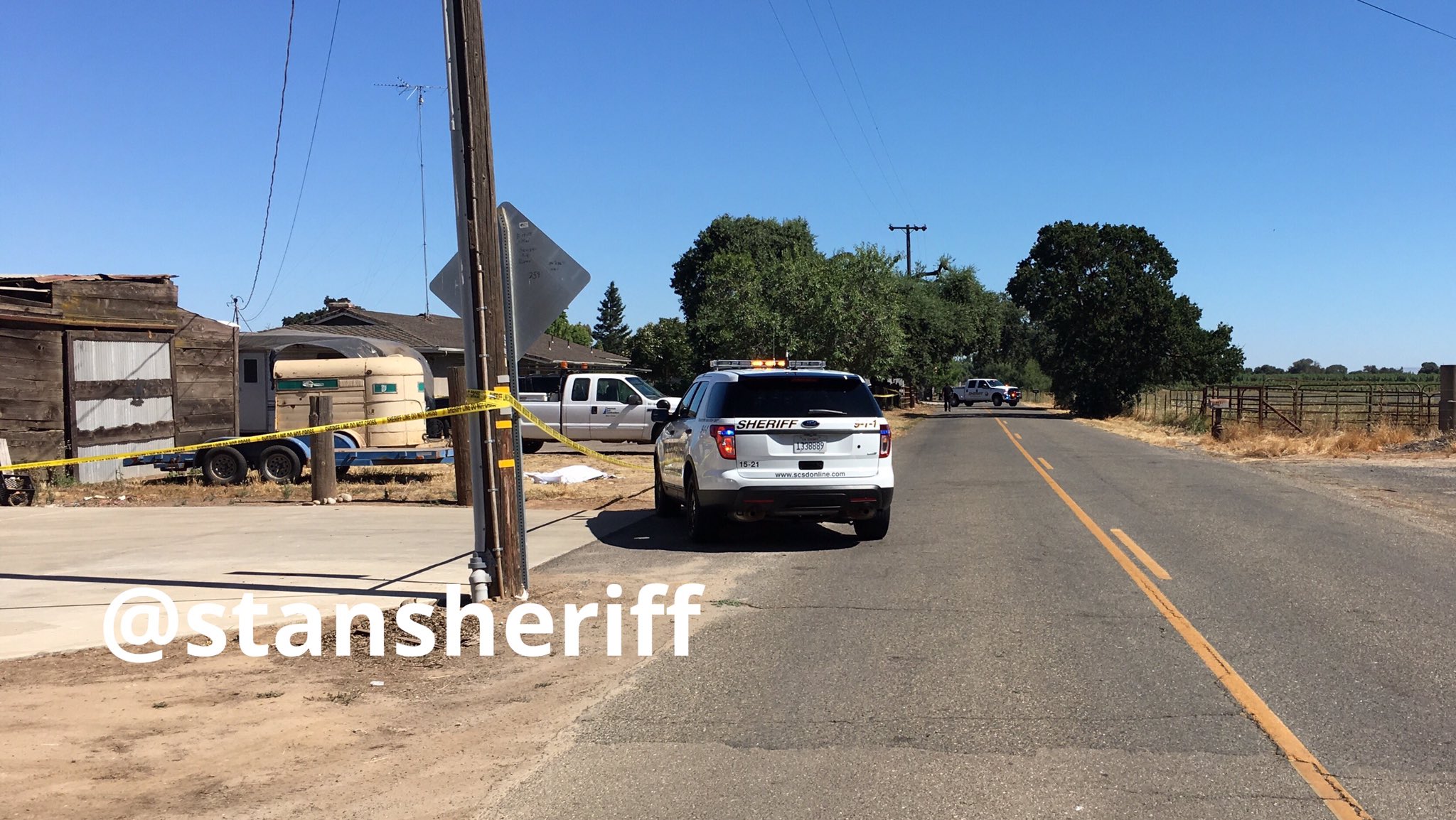 Fatal stabbing near Oakdale