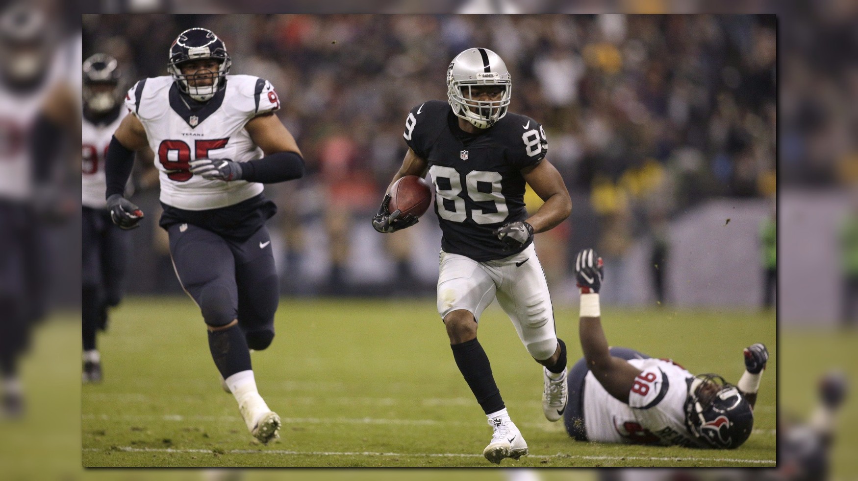 Raiders rally past Texans in Mexico City