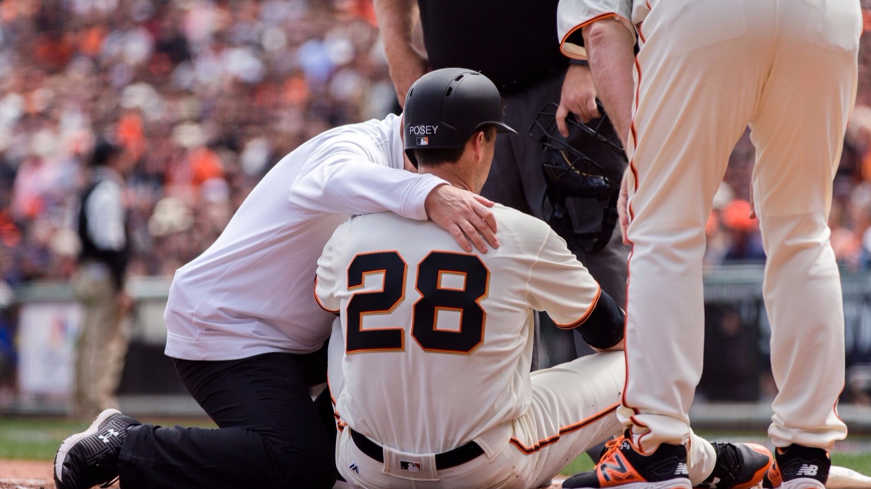 Giants' Buster Posey placed on seven-day concussion disabled list