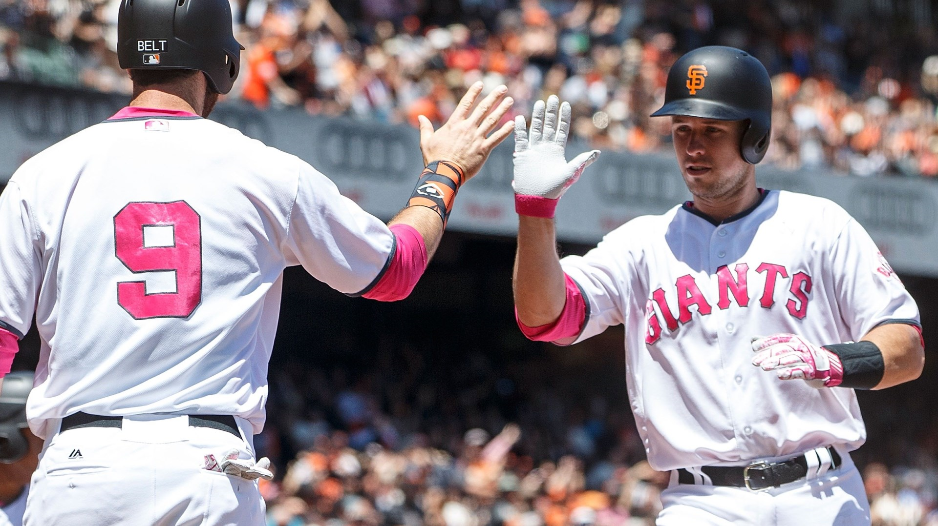 SFGiants looking good right now! Brandon Crawford, Joe Panik