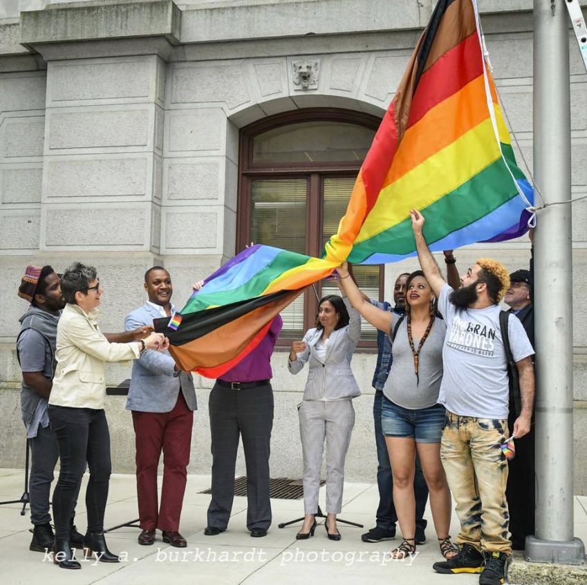 Philadelphia redesigns Pride flag for people of color