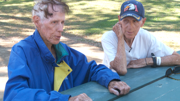 84-year-old twin veterans homeless...