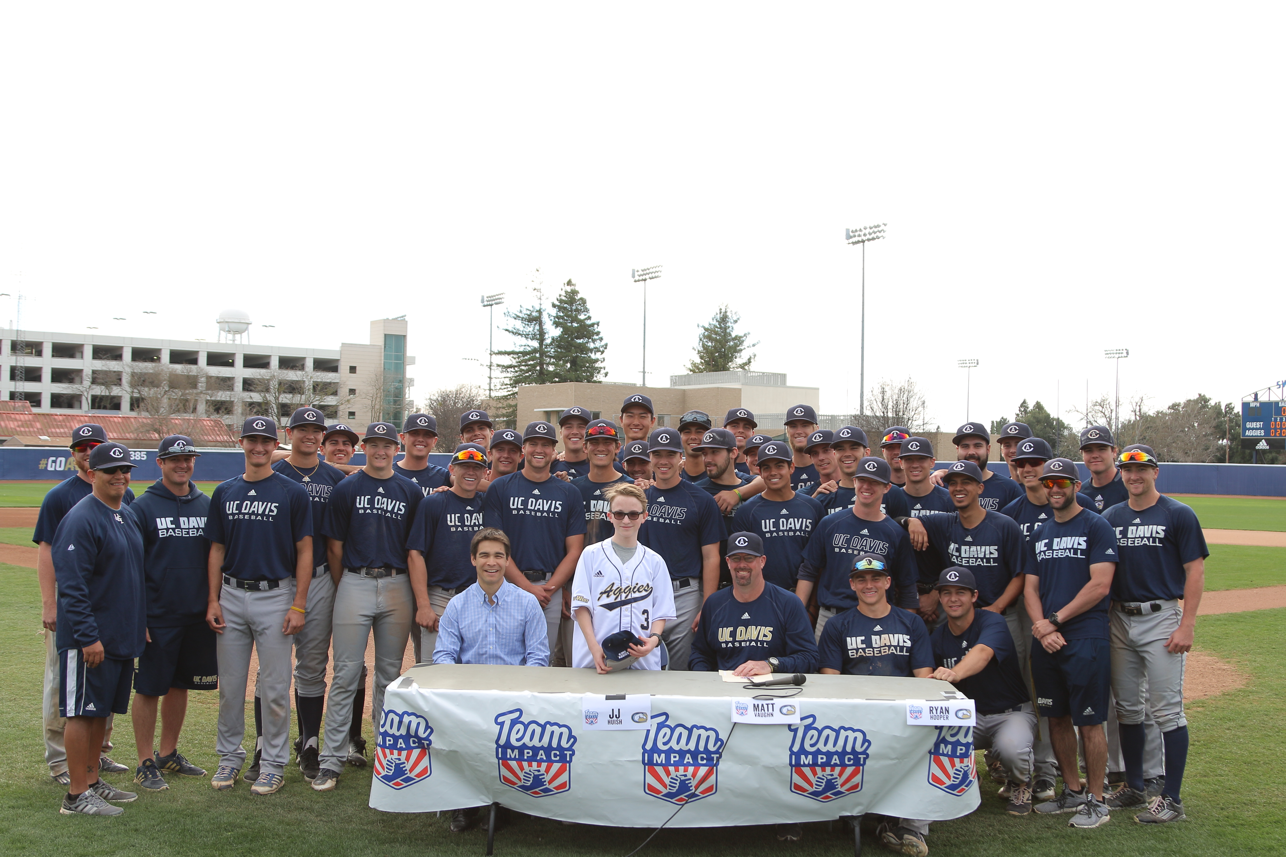 UC Davis baseball signs 13yearold boy battling life