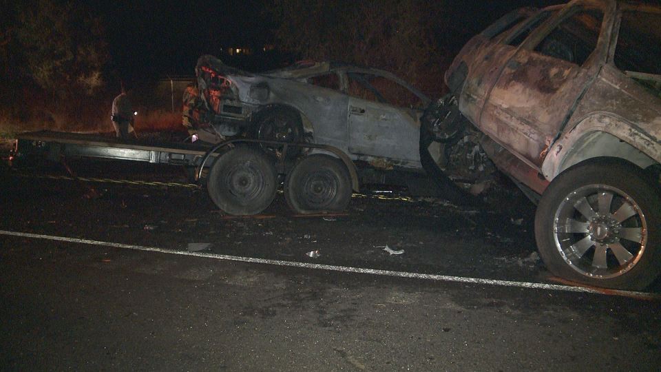 Head-on crash leaves 2 dead, 3 survivors include children ages 7 and 10 ...