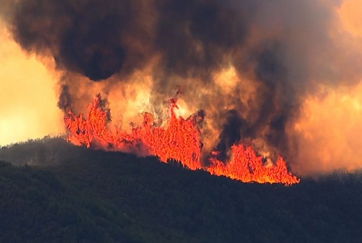 Lake Berryessa flare up controlled, upgraded to 87% contained | abc10.com